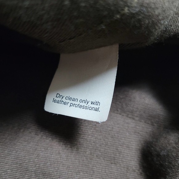 J Crew Jacket Mens Small Brown Suede Leather Zip Collared Casual Basic Everyday - Picture 6 of 6